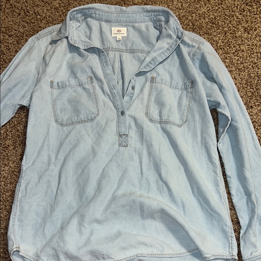 Chambray Button up blouse